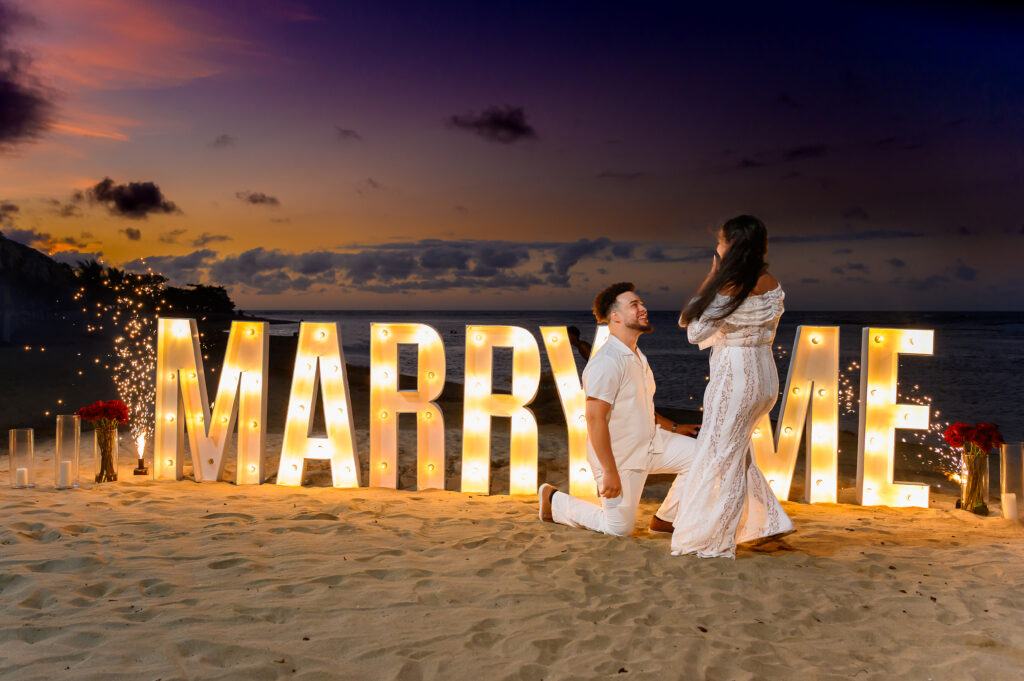 Wedding celebration in the Dominican Republic