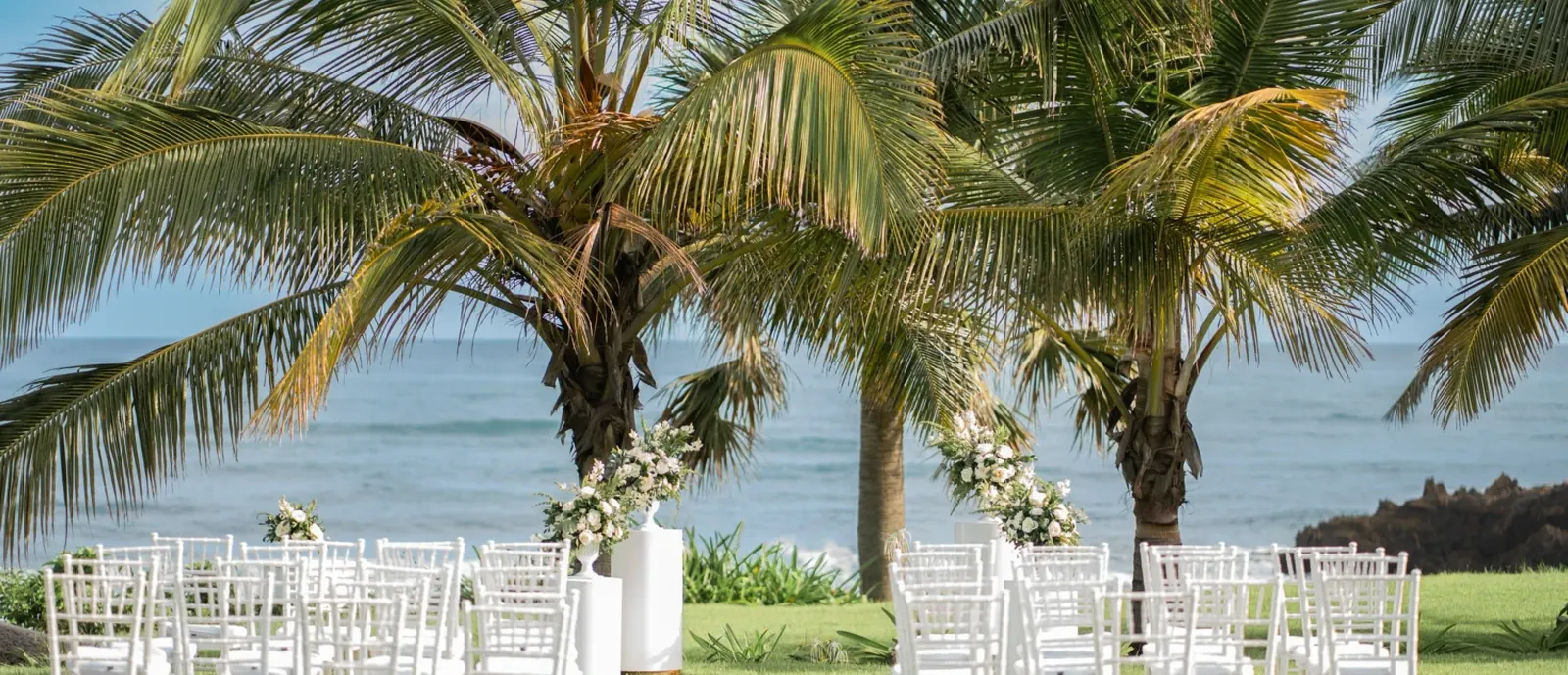 Wedding ceremony comparison, resort versus private villa, Dominican Republic