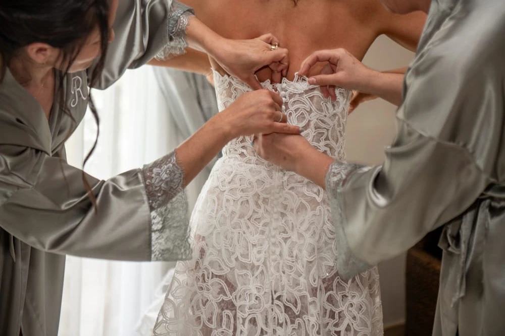 Emotional wedding moment captured by Codio Photography