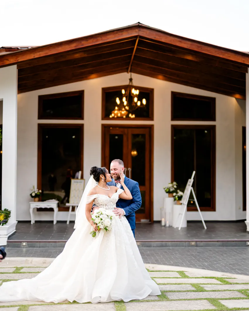 Cheila & Travis destination wedding photo, Rancho Las Guazaras, Jarabacoa