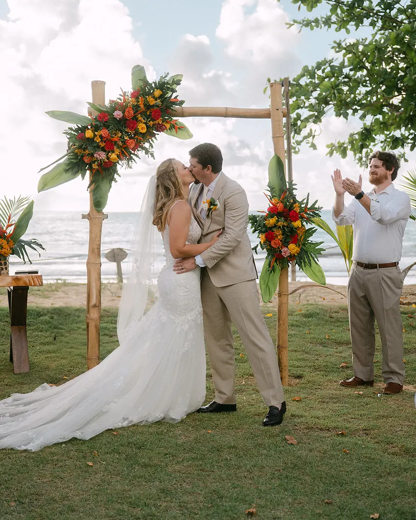 Ellie & Jason destination wedding photo, Villa del Mar, Las Terrenas