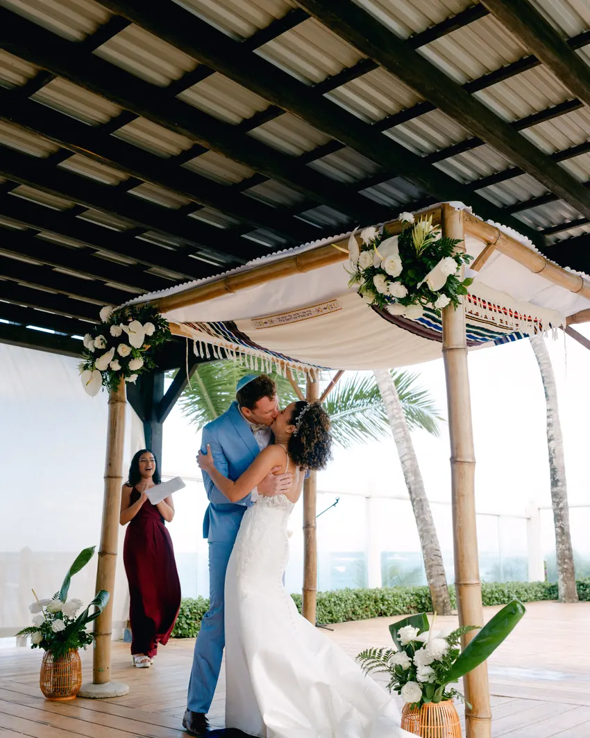 Kat & Leo destination wedding photo, Villa Azul, Cabarete