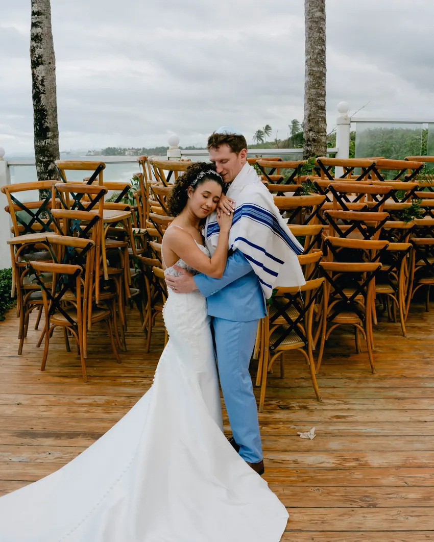 Kat & Leo destination wedding photo, Villa Azul, Cabarete