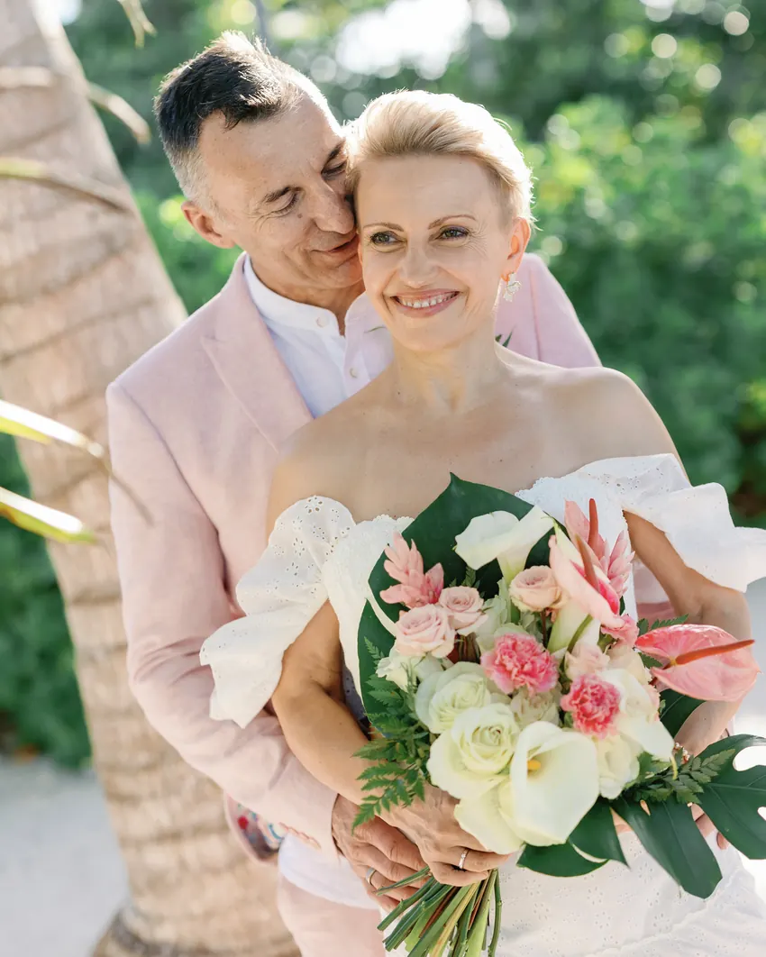 Lena & Peter destination wedding photo, Cabeza de Toro, Punta Cana