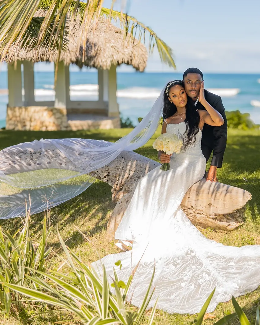 Teshanna & Brandon destination wedding photo, Villa Saphire, Puerto Plata