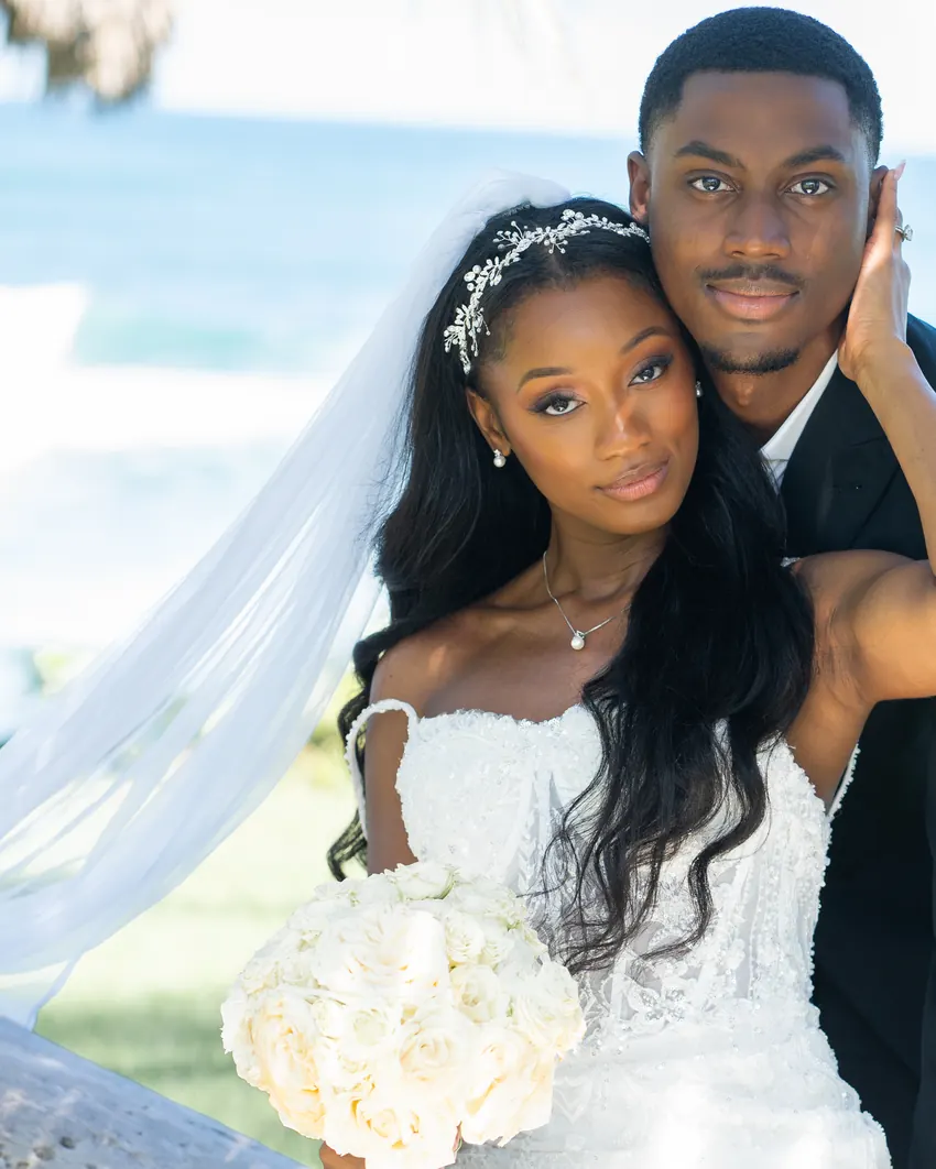 Teshanna & Brandon destination wedding photo, Villa Saphire, Puerto Plata