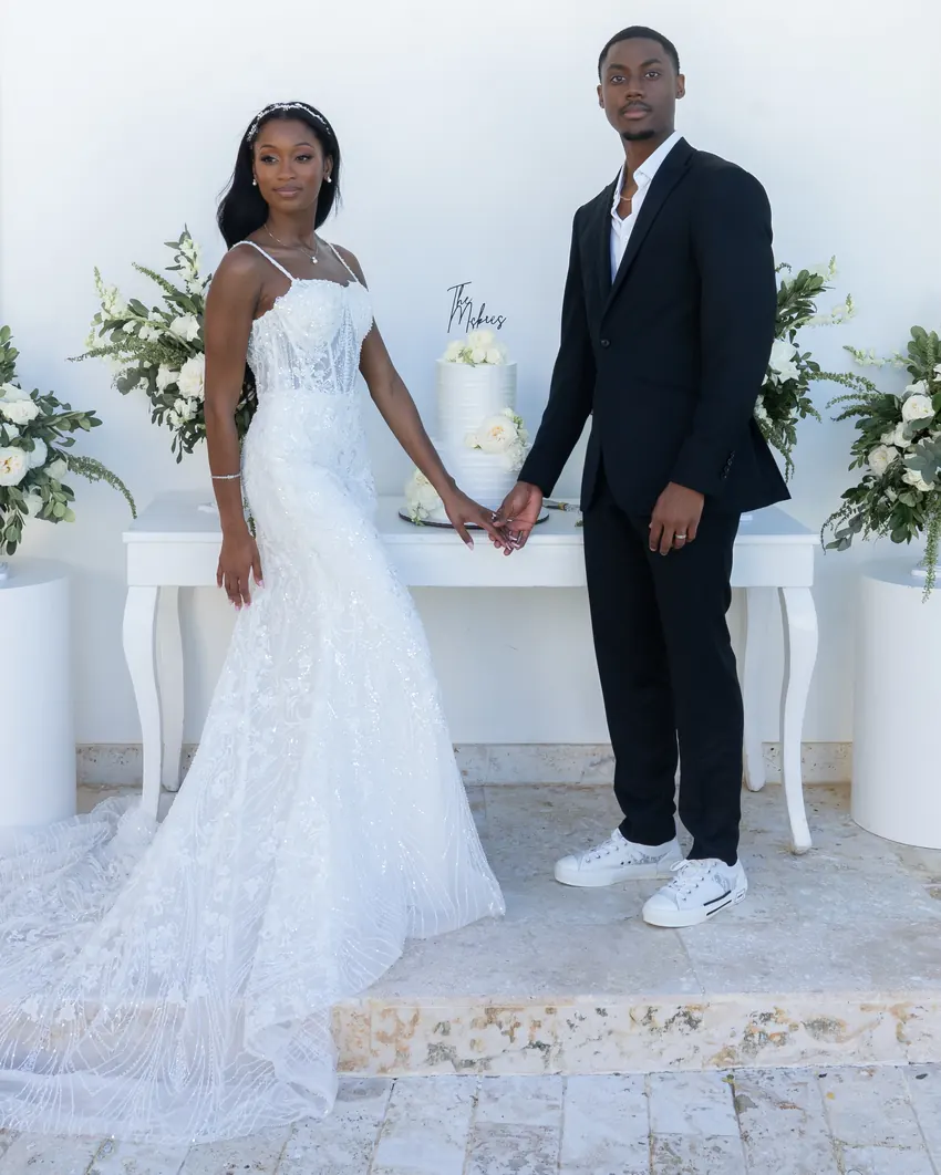 Teshanna & Brandon destination wedding photo, Villa Saphire, Puerto Plata